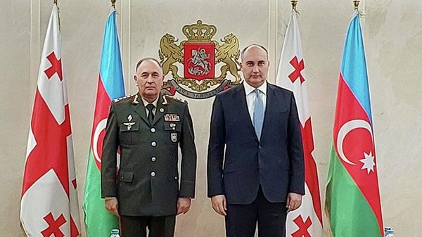 Встреча Керима Велиева с Джуаншером Бурчуладзе - Sputnik Азербайджан