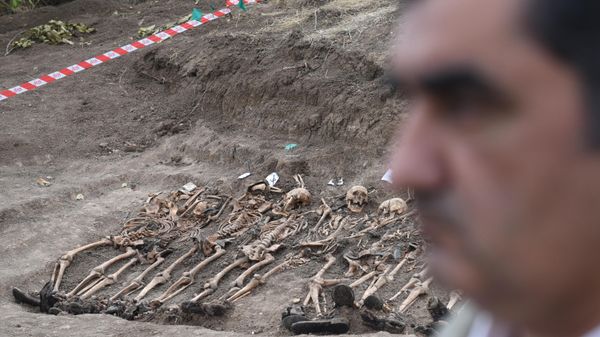 В селе Эдилли Ходжавендского района Азербайджана обнаружено массовое захоронение - Sputnik Азербайджан