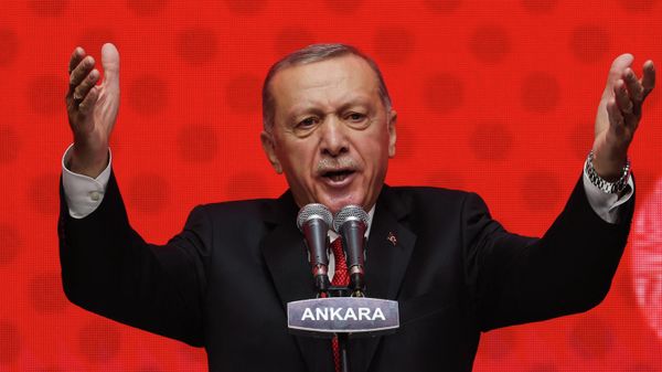 Türkiyə prezidenti Rəcəb Tayyib Ərdoğan, arxiv şəkli - Sputnik Азербайджан