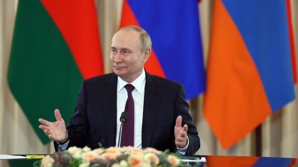 Президент России Владимир Путин  - Sputnik Азербайджан