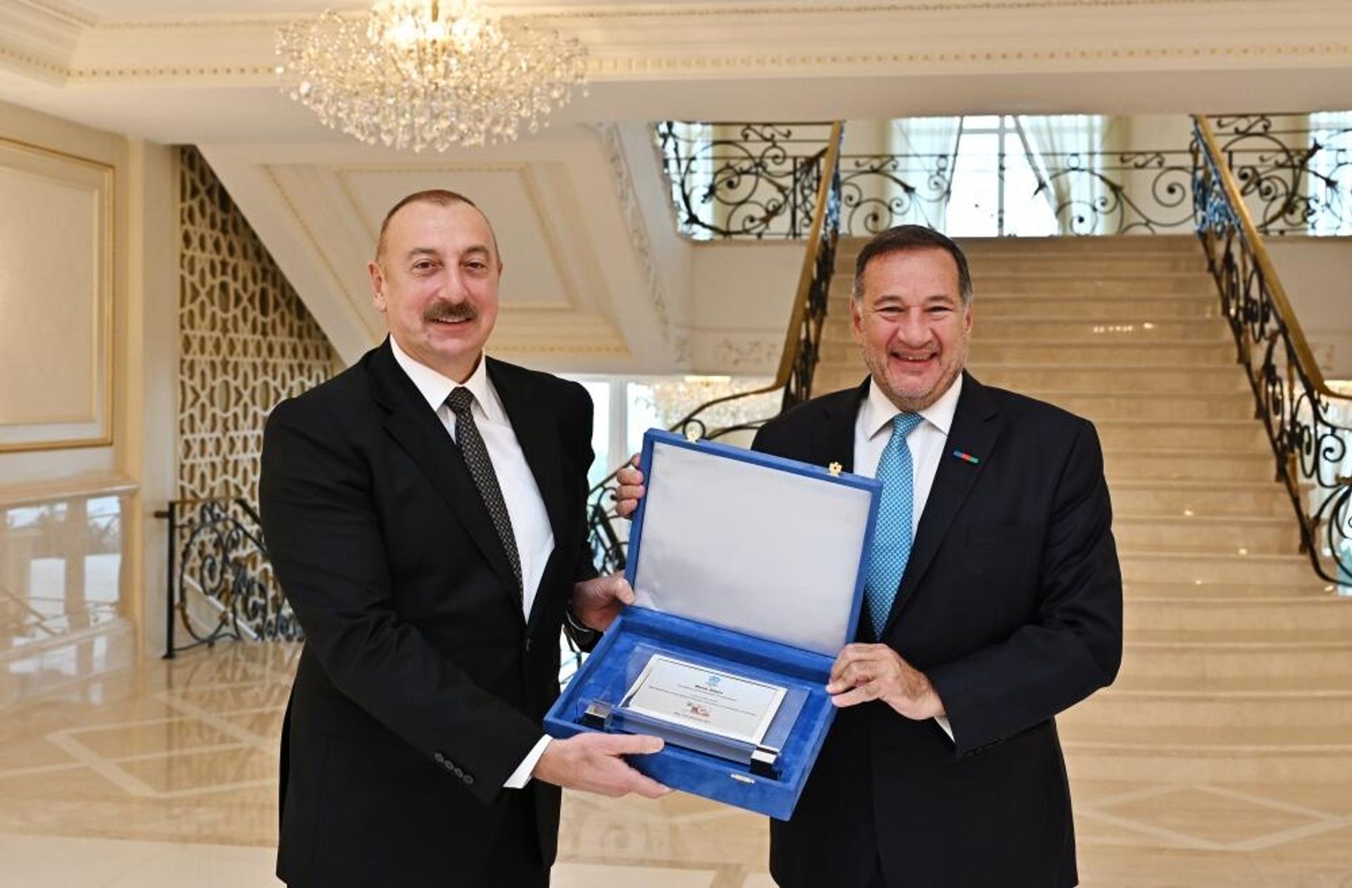 Prezident İlham Əliyev Avropa Olimpiya Komitələrinin prezidentini qəbul edib - Sputnik Азербайджан, 1920, 10.11.2022