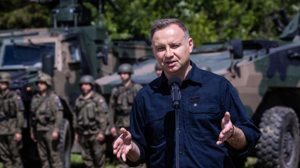Президент Польши Анджей Дуда - Sputnik Азербайджан