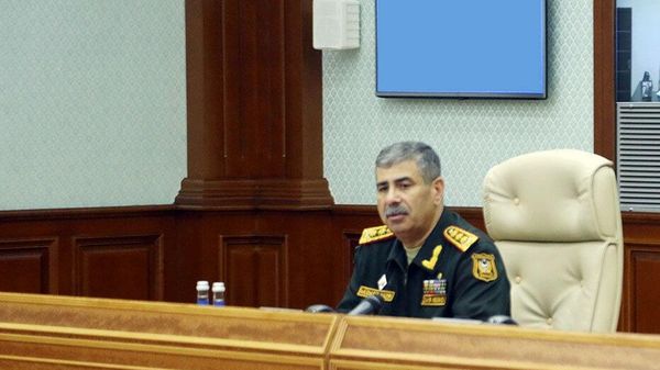 2022-ci ilin yekunlarına dair Müdafiə Nazirliyinin Kollegiya iclası  - Sputnik Азербайджан