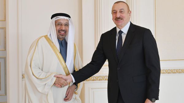 Prezident İlham Əliyev Səudiyyə Ərəbistanı Krallığının investisiya nazirinin başçılıq etdiyi nümayəndə heyətini qəbul edib - Sputnik Азербайджан