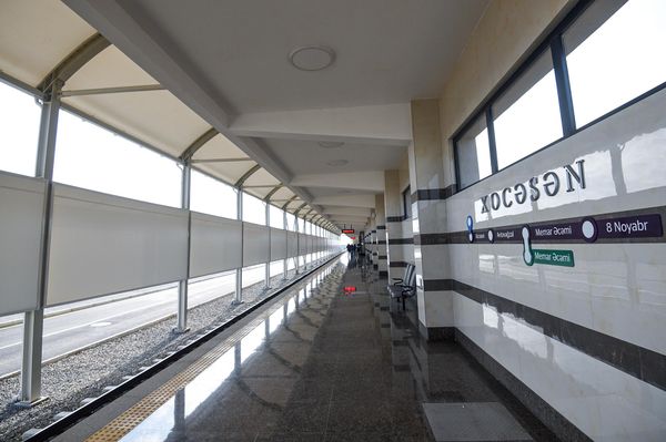 Bakı Metropoliteninin Xocasən  elektrik deposu və stansiyası - Sputnik Азербайджан