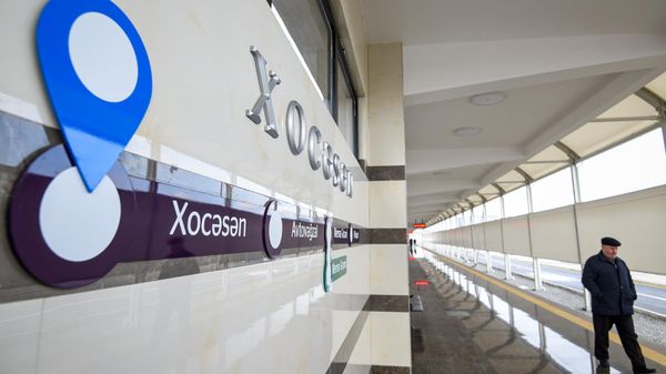 Bakı Metropoliteninin Xocasən  elektrik deposu və stansiyası - Sputnik Азербайджан
