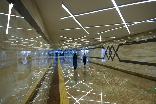 Bakı Metropoliteninin Xocasən  elektrik deposu və stansiyası - Sputnik Азербайджан
