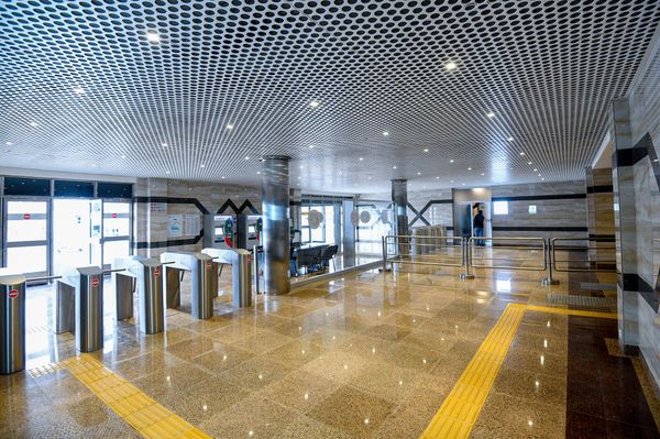 Bakı Metropoliteninin Xocasən  elektrik deposu və stansiyası - Sputnik Азербайджан