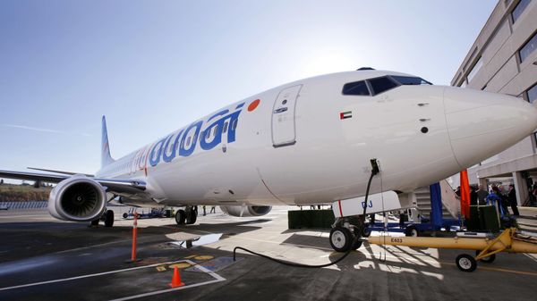 Самолет авиакомпании FlyDubai - Sputnik Азербайджан