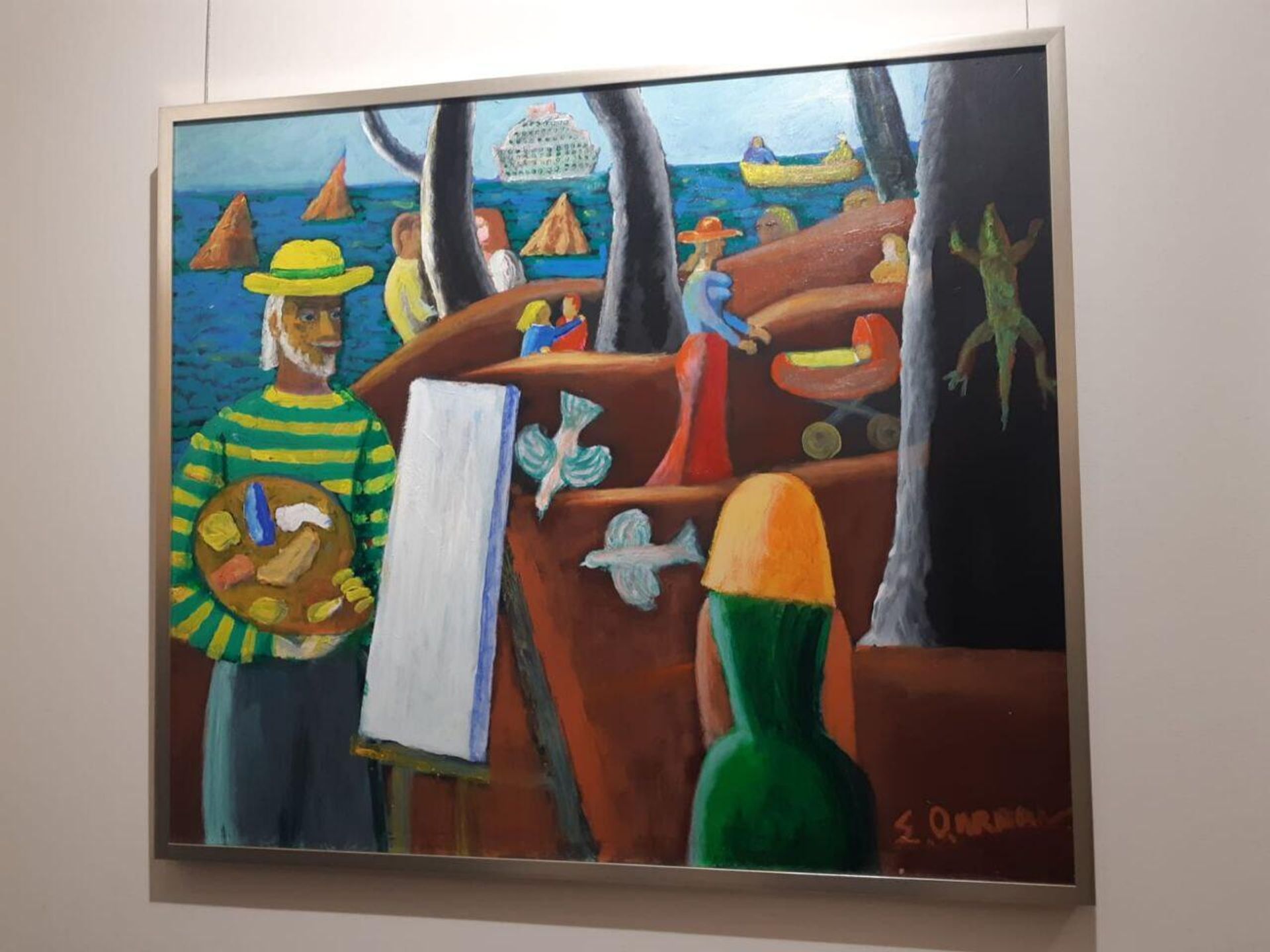 В бакинской галерее Zaman Art открылась выставка заслуженного художника Азербайджана Эльдара Гурбанова, посвященная к его 75-летнему юбилею - Sputnik Азербайджан, 1920, 07.01.2023