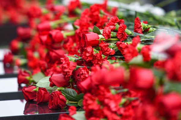 День всенародной скорби в связи с 20 Января на Аллее Шехидов. - Sputnik Азербайджан