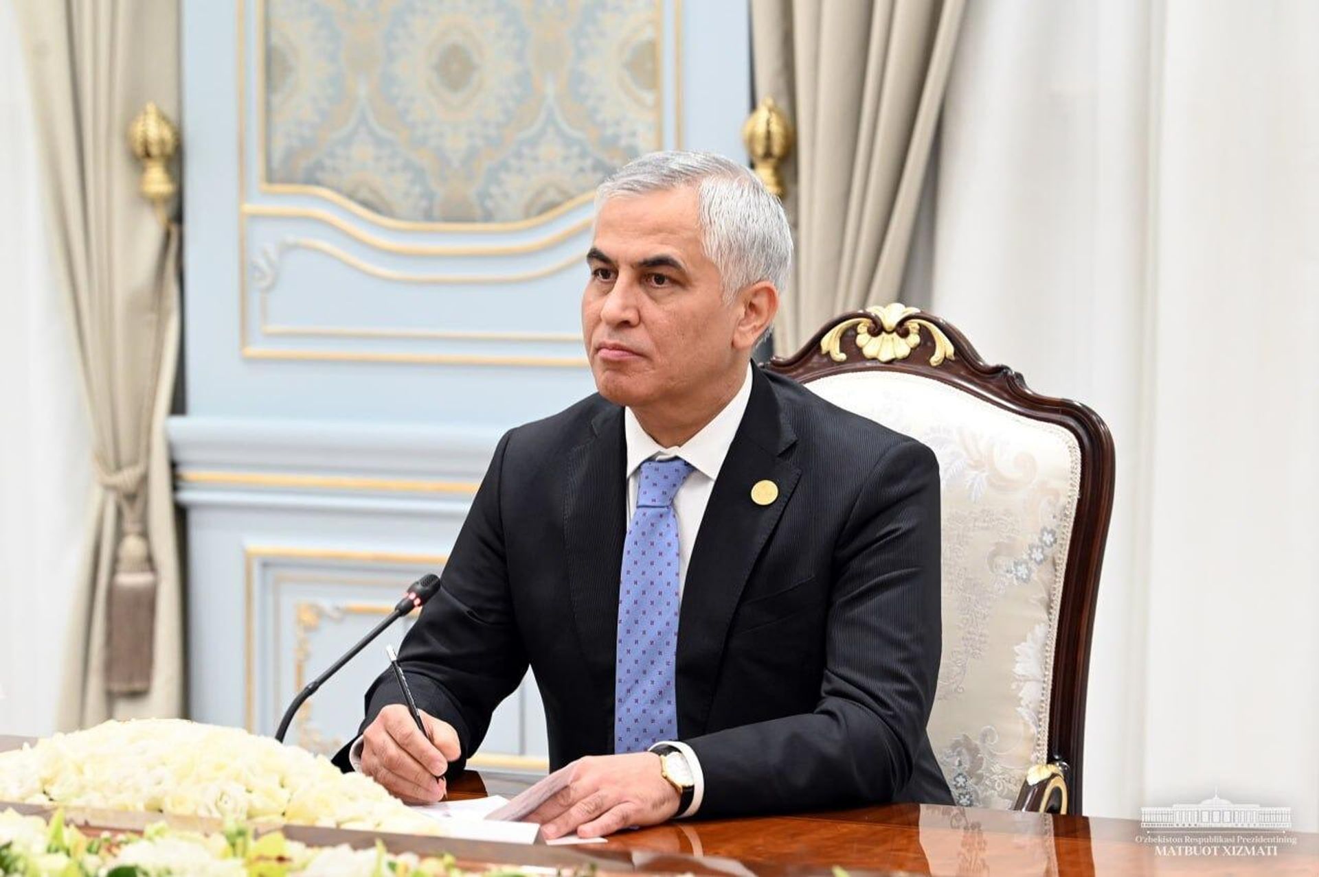 Президент Республики Узбекистан Шавкат Мирзиёев 24 января принял Генерального секретаря Организации экономического сотрудничества Хусрава Нозири - Sputnik Азербайджан, 1920, 24.01.2023