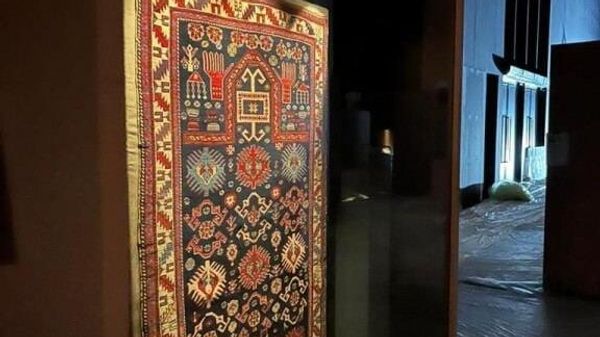 Павильон Азербайджана на биеннале Исламское искусство в городе Джидда Саудовской Аравии - Sputnik Азербайджан
