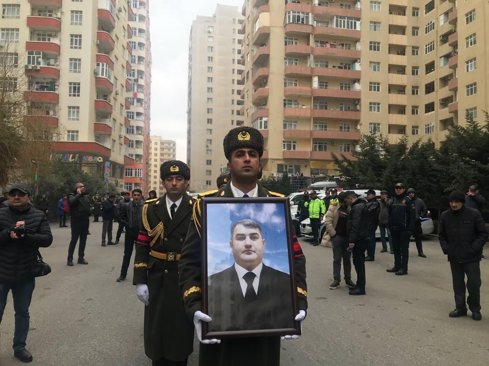 Şəhid Orxan Əsgərovla vida mərasimi - Sputnik Азербайджан, 1920, 30.01.2023