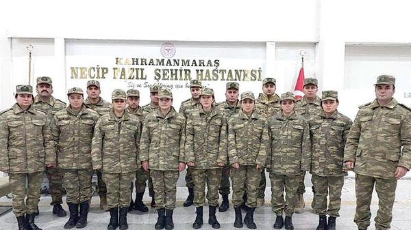 Hərbi tibb personalımız Kahramanmaraşdadır
 - Sputnik Азербайджан
