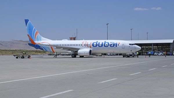 Самолет авиакомпании FlyDubai  - Sputnik Азербайджан