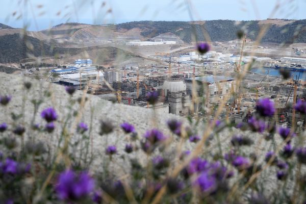 Строительство атомной электростанции "Аккую" в турецком городе Гюльнар.  - Sputnik Азербайджан