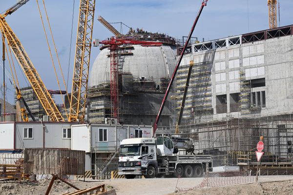 Строительство атомной электростанции "Аккую" в турецком городе Гюльнар.  - Sputnik Азербайджан