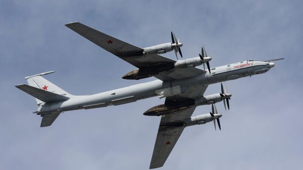 Противолодочный самолет Ту-142  - Sputnik Азербайджан