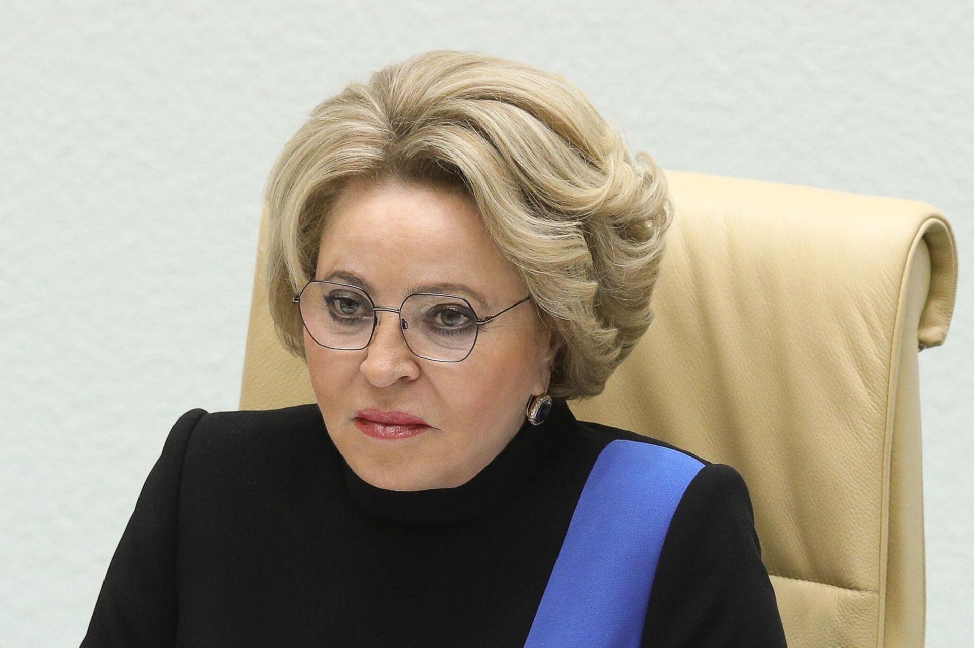 Председатель Совета Федерации РФ Валентина Матвиенко на заседании Совета Федерации РФ - Sputnik Азербайджан, 1920, 19.06.2024