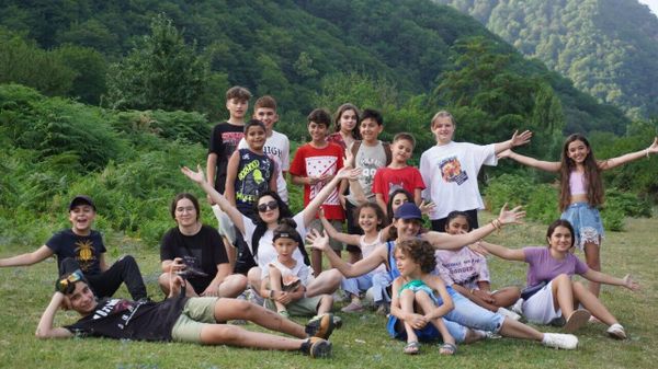 Участники Forest School Azerbaijan - Sputnik Азербайджан