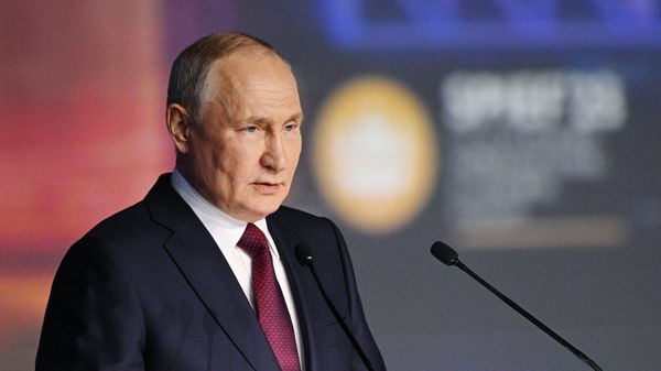 Президент России Владимир Путин  - Sputnik Азербайджан