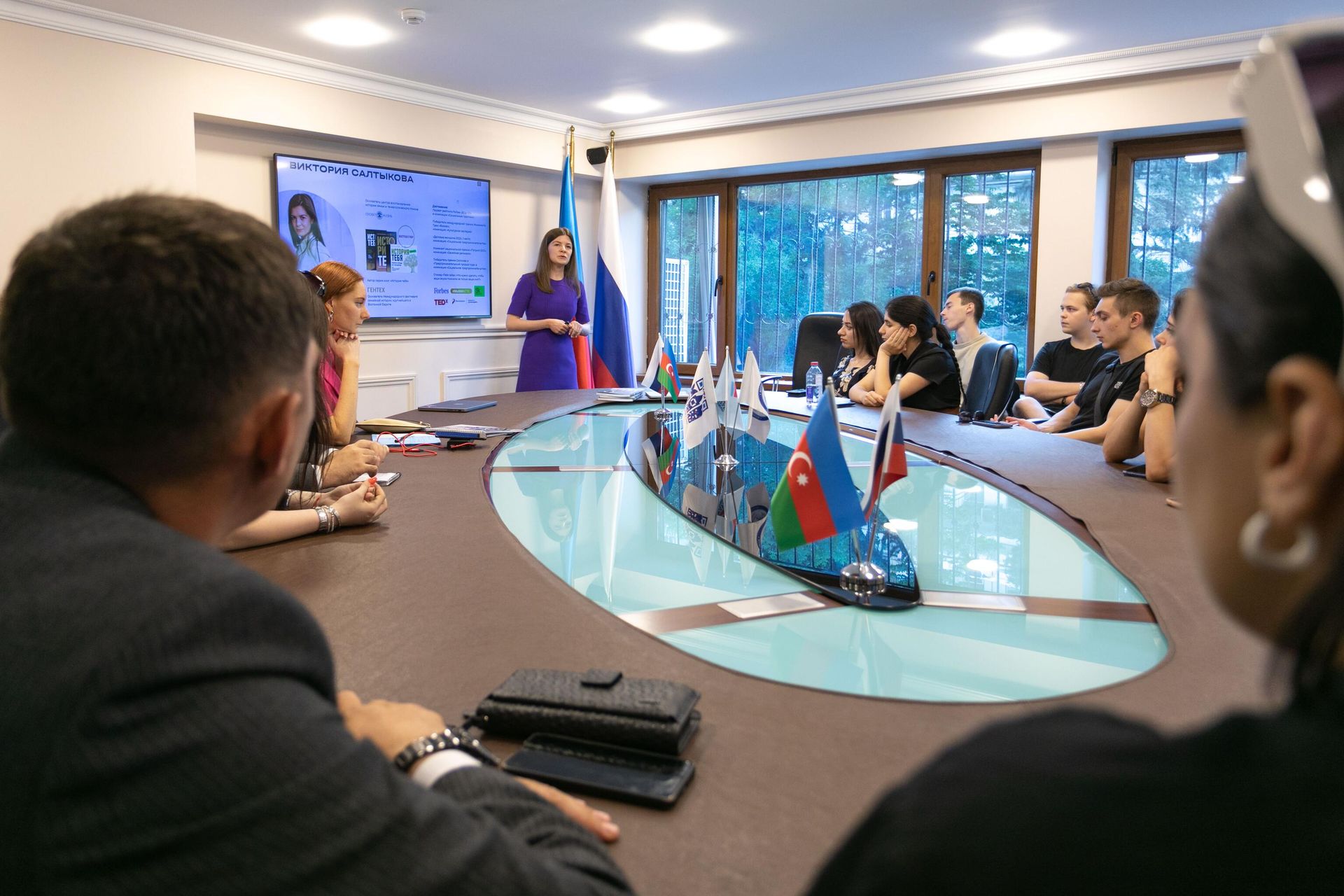Представители Всероссийского движения «Вдохновители» посетили азербайджанскую столицу - Sputnik Азербайджан, 1920, 13.07.2023