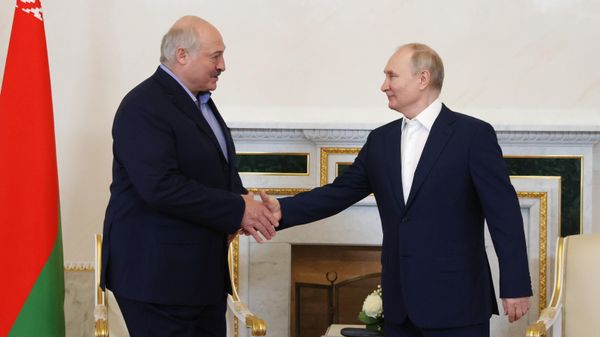во время встречи - Sputnik Азербайджан