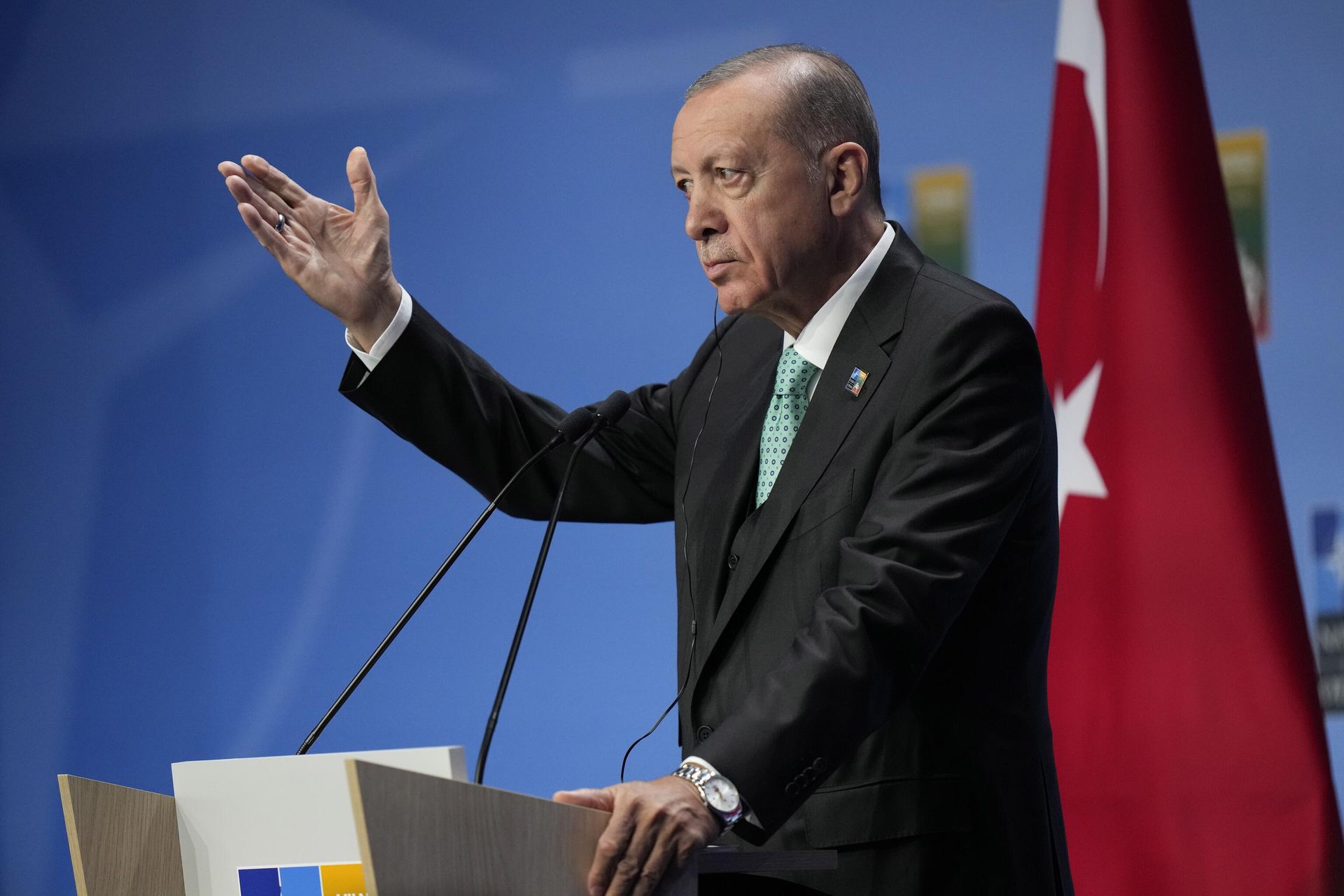 Türkiyə prezidenti Rəcəb Tayyib Ərdoğan, arxiv şəkli - Sputnik Азербайджан, 1920, 09.03.2024