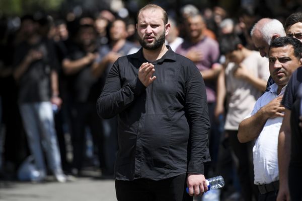 День Ашура в мечети Мешеди Дадаш в Баку. - Sputnik Азербайджан