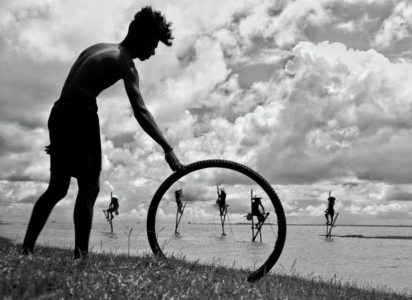 Умирающая традиция. Вид через окружность. Индия. Моя планета, одиночные фотографии - Sputnik Азербайджан