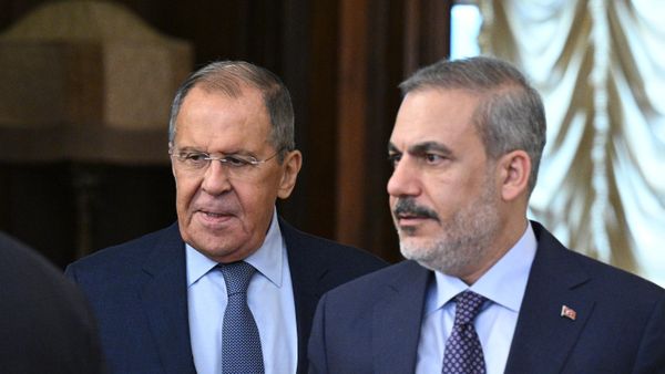 Хакан Фидан и Сергей Лавров, фото из архива - Sputnik Азербайджан