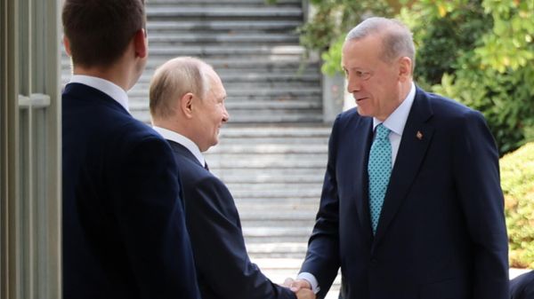 Встреча Путина и Эрдогана - Sputnik Азербайджан