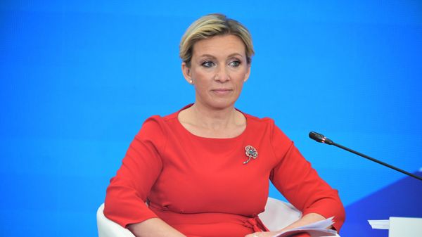 Rusiya XİN-nin rəsmi nümayəndəsi Mariya Zaxarova, arxiv şəkli - Sputnik Азербайджан