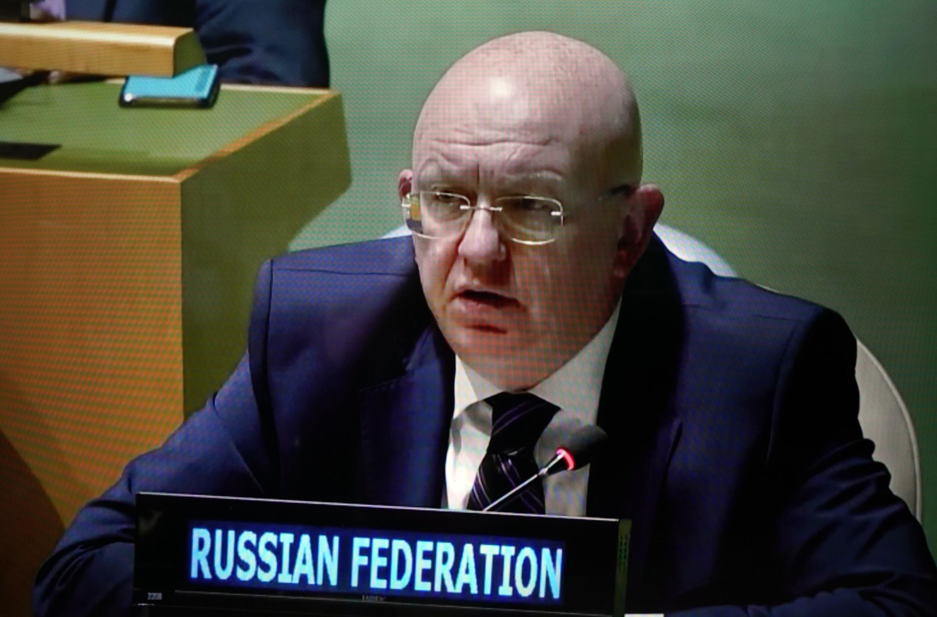Постоянный представитель РФ при ООН Василий Небензя - Sputnik Азербайджан, 1920, 31.12.2023