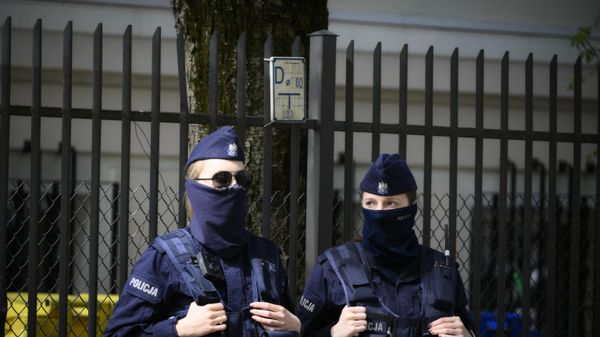Полицейские в Польше - Sputnik Азербайджан