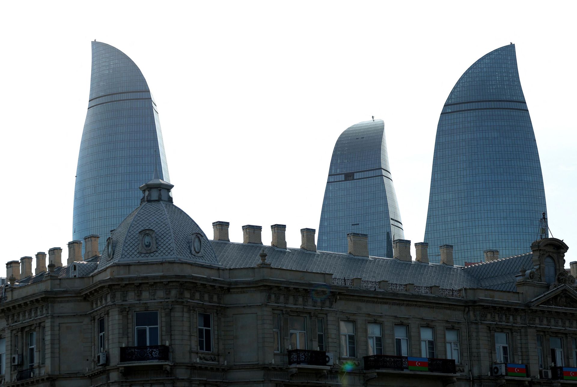 Вид на Flame Towers в Баку, фото из архива - Sputnik Азербайджан, 1920, 10.02.2024