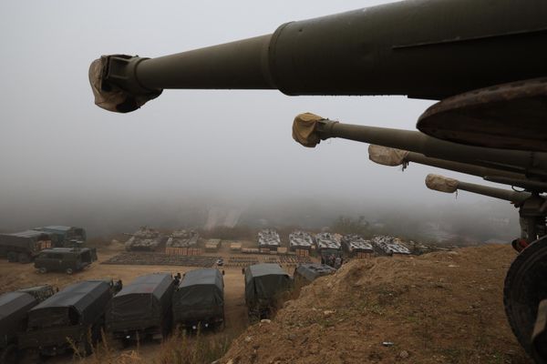 Военная техника и оружие, переданные Вооруженным силам Азербайджана. - Sputnik Азербайджан