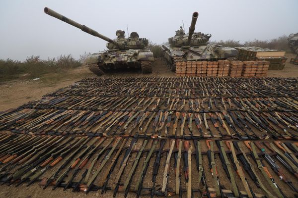 Военная техника и оружие, переданные Вооруженным силам Азербайджана. - Sputnik Азербайджан