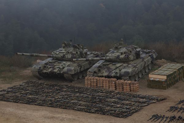 Военная техника, оружие и транспортные средства, переданные Вооруженным силам Азербайджана. - Sputnik Азербайджан