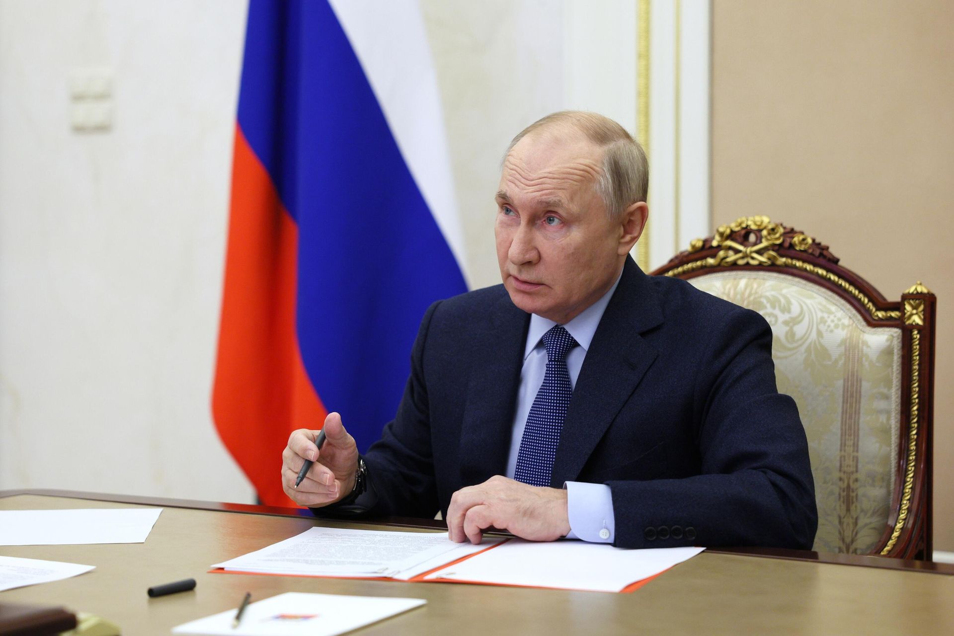 Президент РФ Владимир Путин  - Sputnik Азербайджан, 1920, 24.03.2024