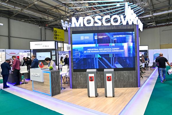 Стенд Москвы на третьей Азербайджанской Международной Выставке «Медицинские Инновации». - Sputnik Азербайджан