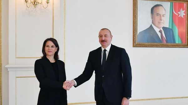 Prezident İlham Əliyev Almaniyanın xarici işlər nazirini qəbul edib - Sputnik Азербайджан