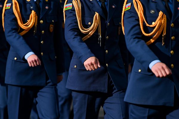 Военные шествия стартовали в Баку по случаю Дня Победы. - Sputnik Азербайджан