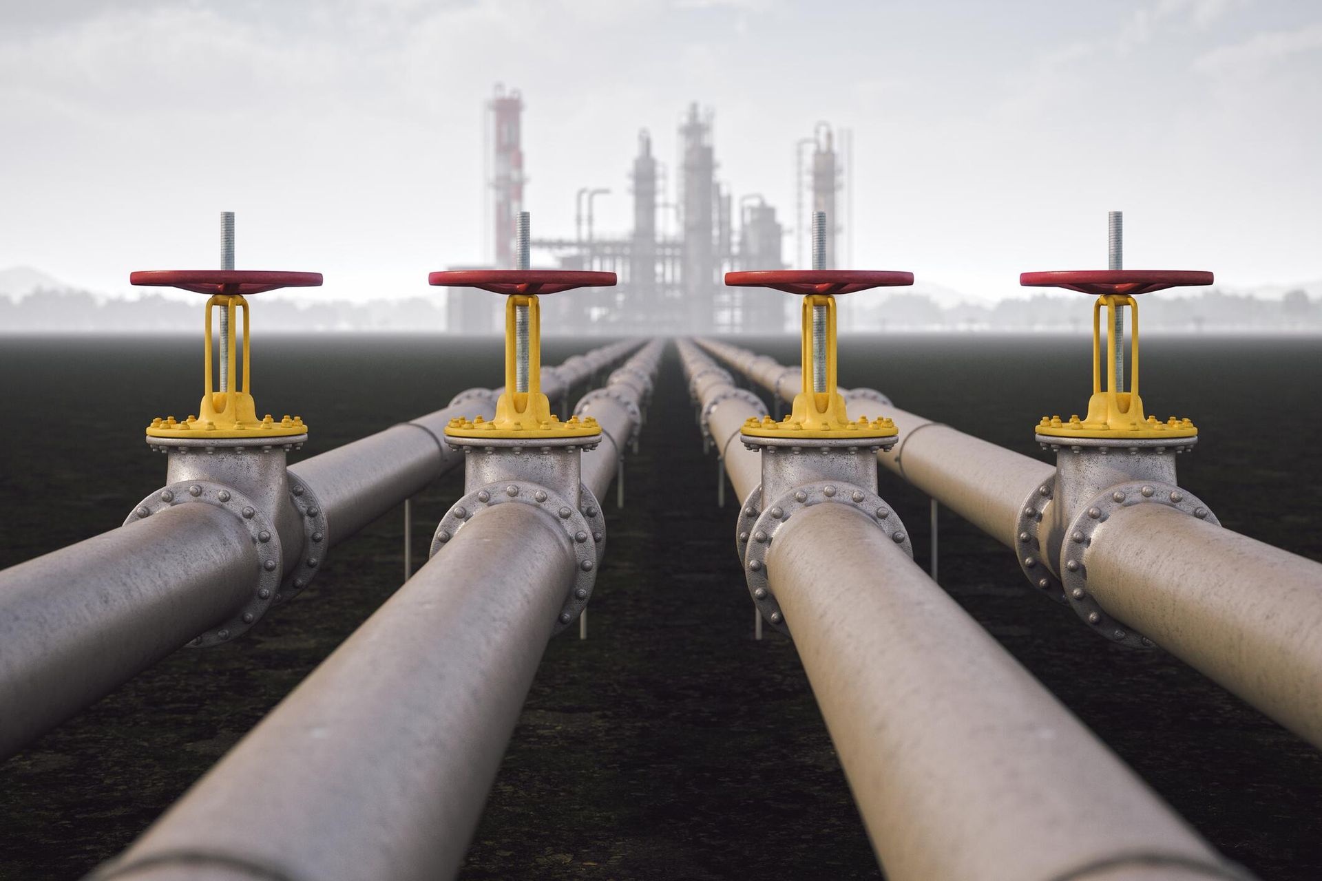 Стальные нефтяные трубы с нефтеперерабатывающего завода - Sputnik Азербайджан, 1920, 05.02.2024