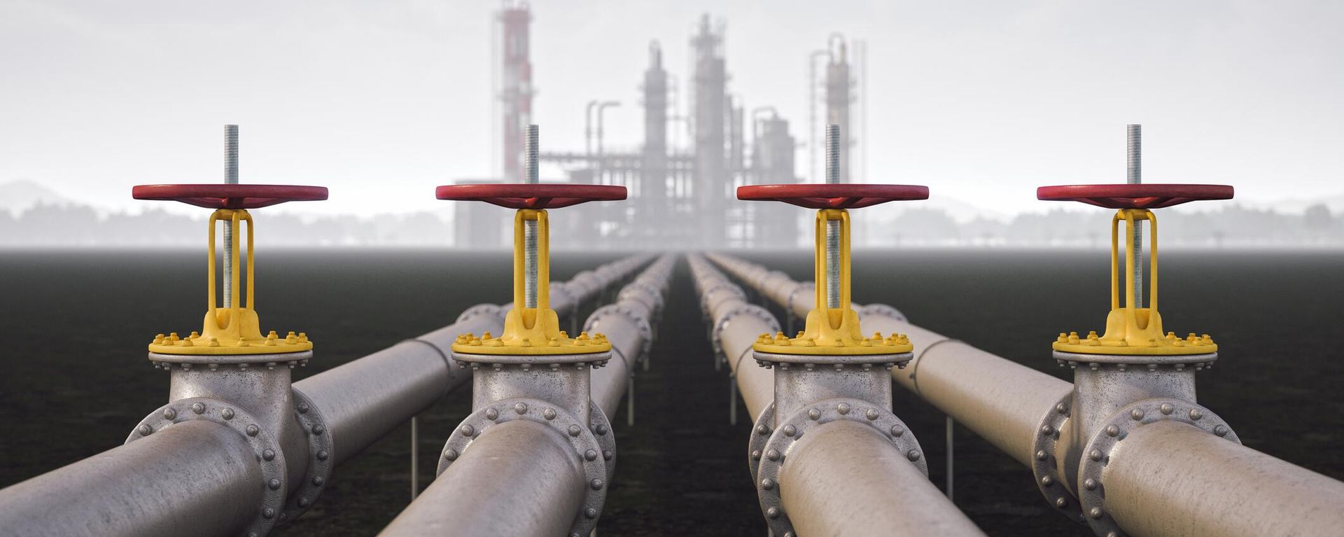 Стальные нефтяные трубы с нефтеперерабатывающего завода - Sputnik Азербайджан, 1920, 31.03.2024