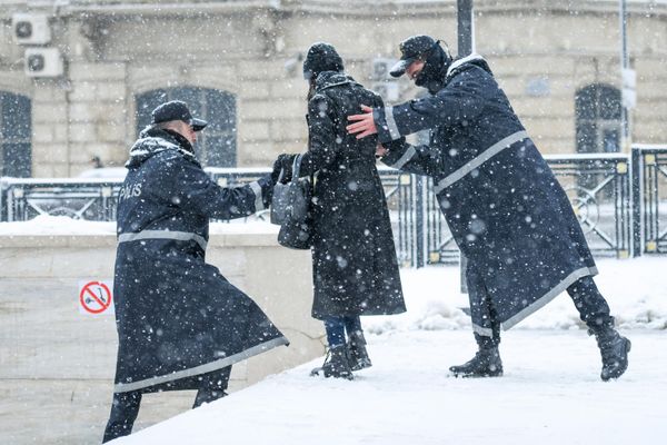 Первый снег в Баку. - Sputnik Азербайджан