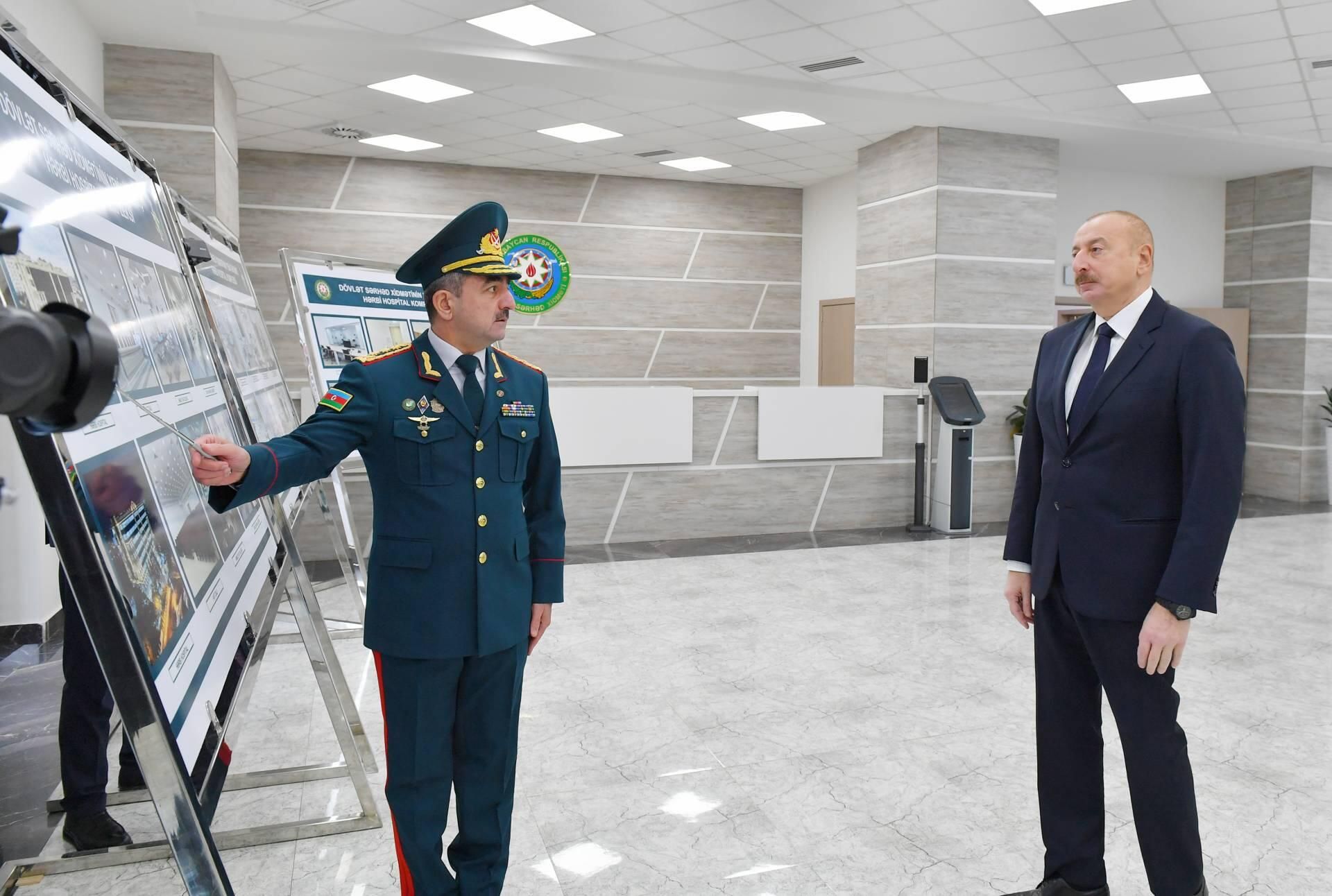 İlham Əliyev Bakıda Dövlət Sərhəd Xidmətinin yeni hərbi hospital kompleksinin açılışında iştirak edib 
 - Sputnik Азербайджан, 1920, 15.01.2024