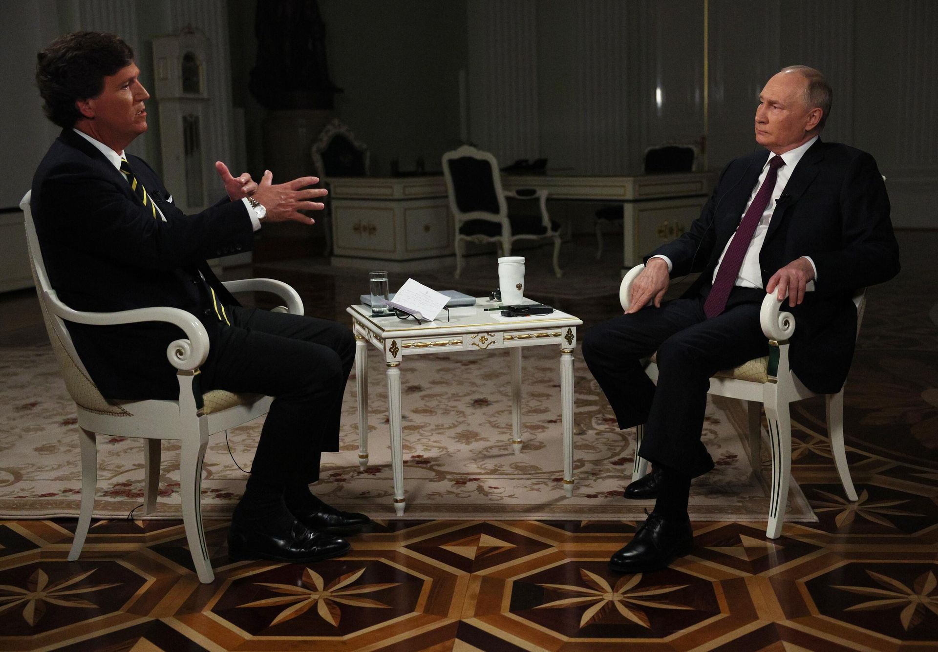 Интервью Владимира Путина Такеру Карлсону - Sputnik Азербайджан, 1920, 09.02.2024