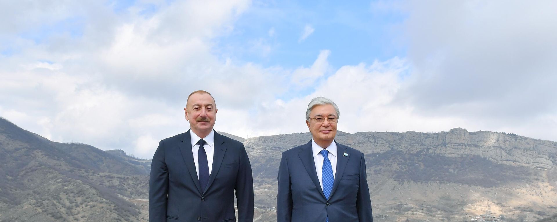 Azərbaycan və Qazaxıstan prezidentləri Şuşaya səfər ediblər - Sputnik Азербайджан, 1920, 12.03.2024